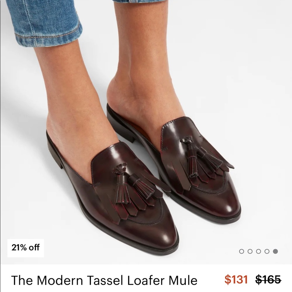 Everlane Modern Tassel Loafer Mule